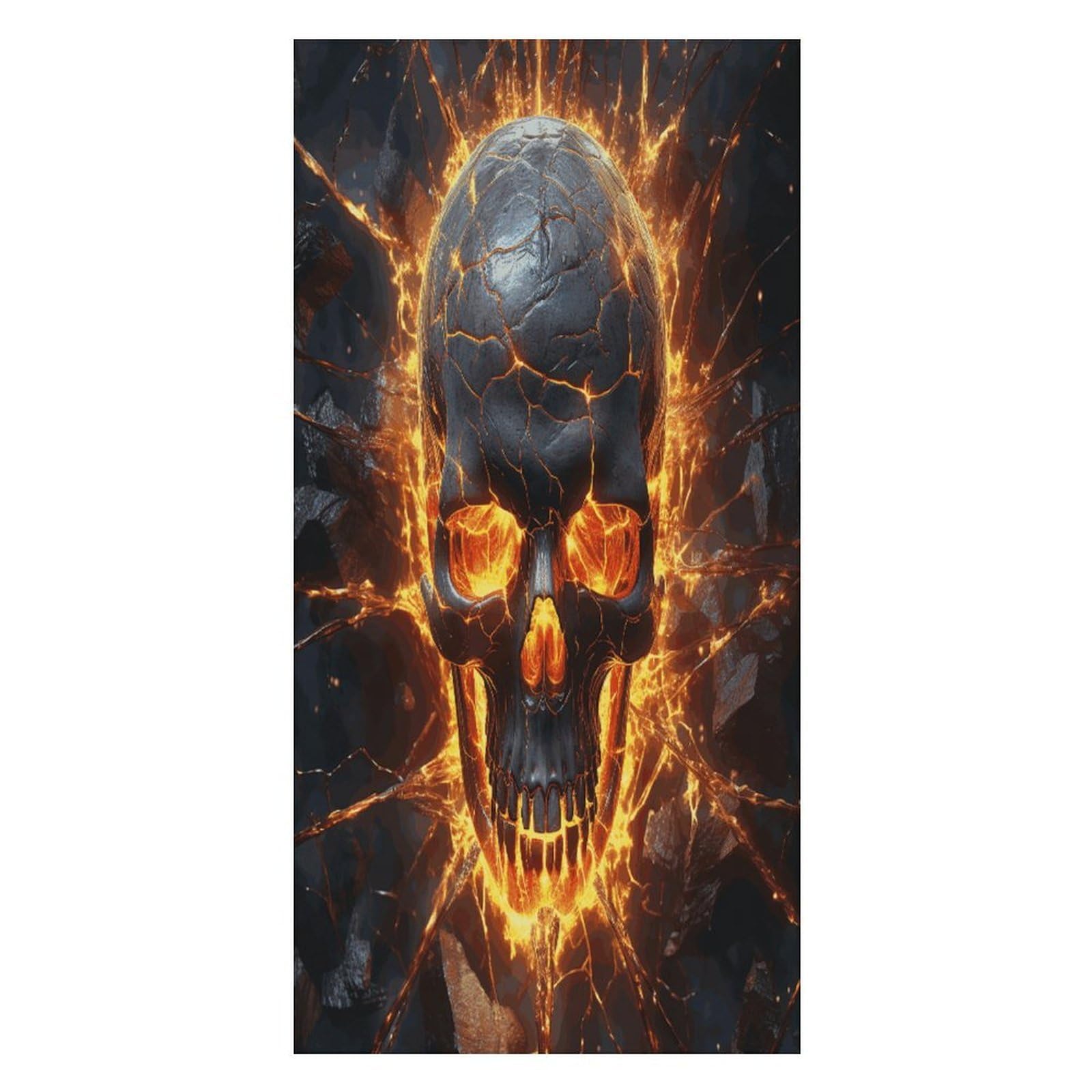 Adfgyerh Unisex Style Shattering Of Skull Bath Towels Beach Towel Lightweight Quick Dry, Bath Towel For Travel Sports Pool Swimming Bath Camping Yoga Adults160x80cm