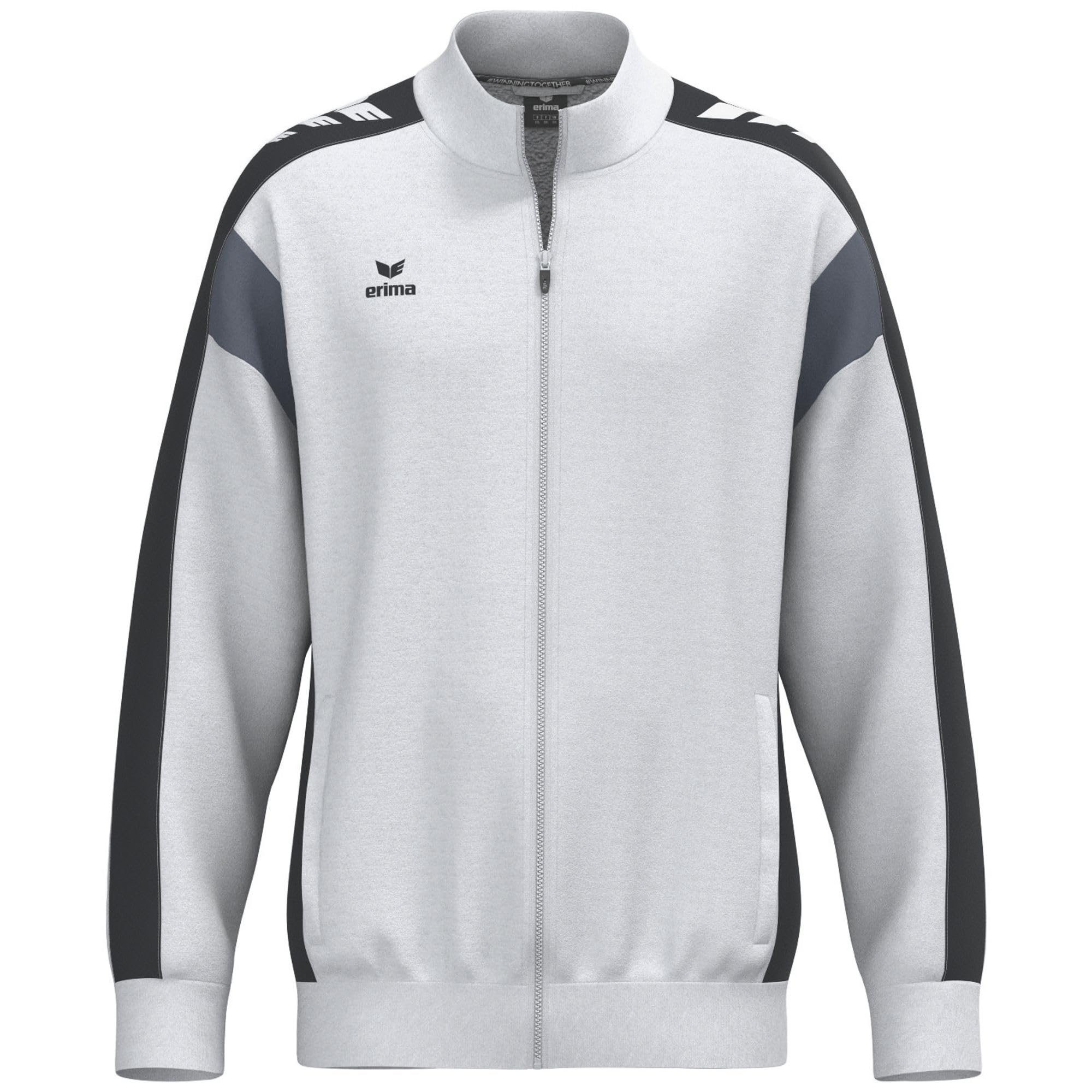 Erima Unisex Kids Celebrate 125 Training Jacket (1032595), white/black, 116