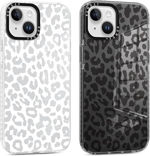 2 Pack Cheetah Print Cases for Apple iPhone 13 /