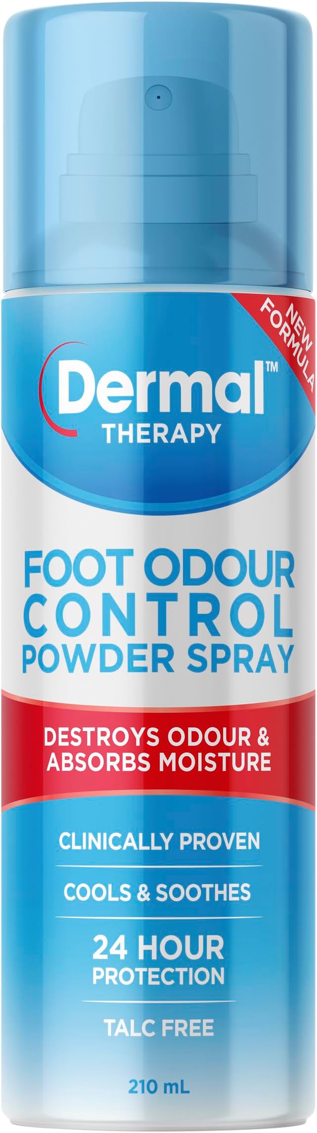Dermal Therapy Foot Odour Control Powder Spray Destroys Odour