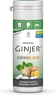 Lemonpharma Chicle Ginjer Menta endulzado con xylitol y stevia
