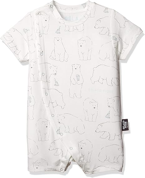 Amazon Co Jp ジェラート ピケ Gelato Pique Kids Baby しろくま柄冷感babyロンパース Pbco Owht 日本 70 日本サイズs相当 服 ファッション小物