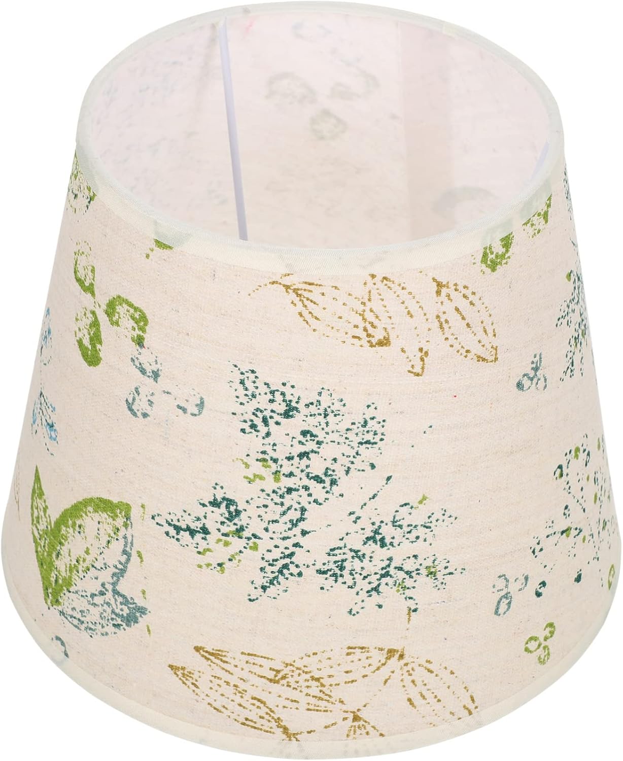 minkissy Lamp Shades Cloth Lamp Shade, Printed pattern Drum Lampshade Fabric Lamp Shade Printed