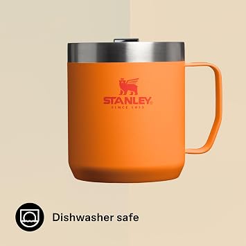 Stanley Classic Legendary Camp Mug Paslanmaz Çelik Termos Bardak, 0.35 L, Turuncu