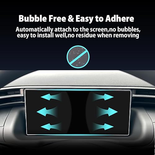 Miniatura 16 de ZCLINKO Protector de pantalla para Hyundai Tucson 2022/2023 (Limited/N Line/SE/SEL/XRT) 2024 Tucson Accesorios 9H Vidrio templado Pantalla táctil