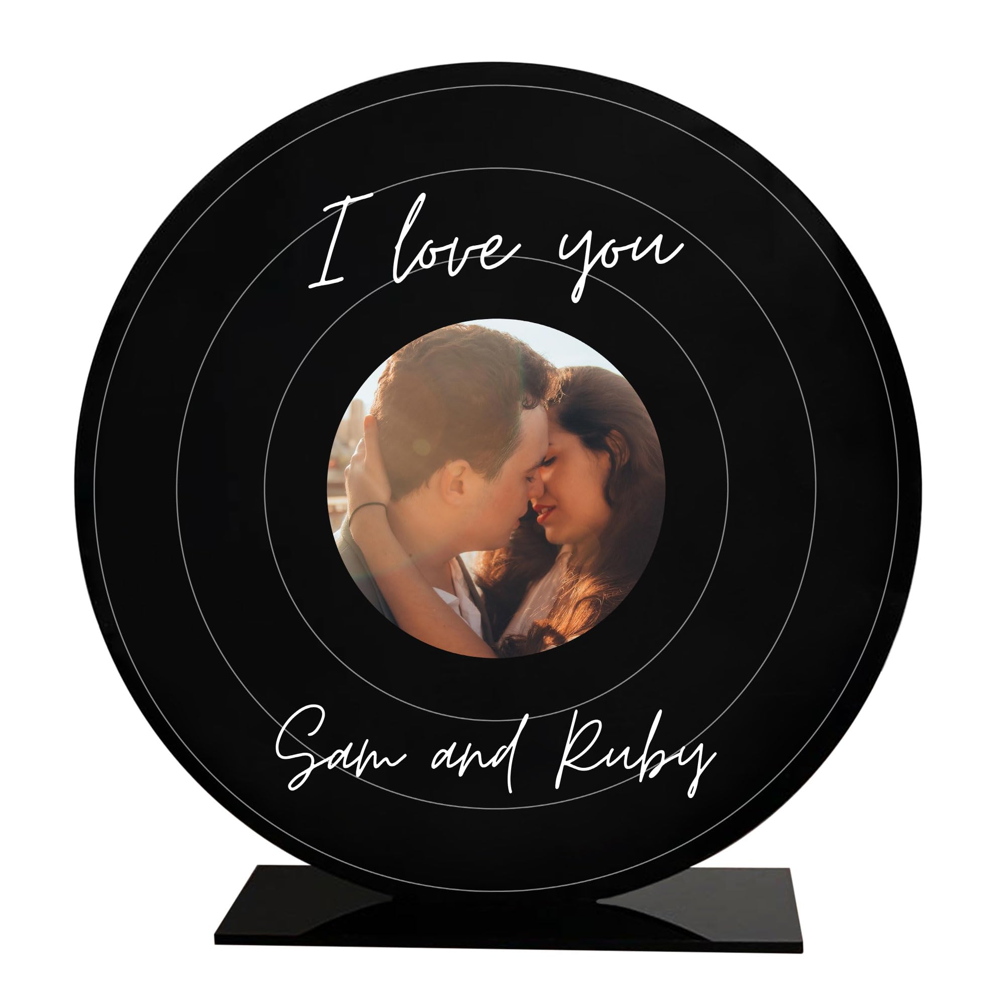 Red Ocean Personalised Photo Frame Anniversary Birthday For Her Him Girlfriend Boyfriend Husband Wife For Couple Romatic Him Her Keepsake