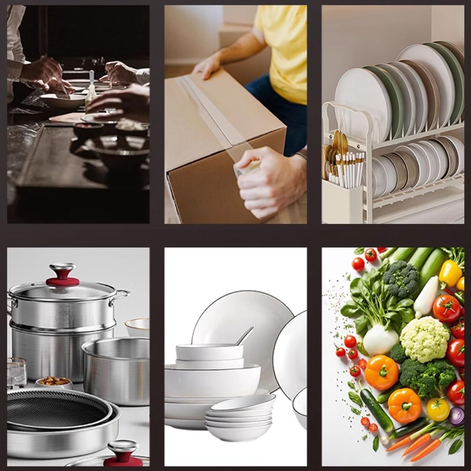 Commercial Stainless Steel Work Table Multifunctional Kitchen Preparation Table Sturdy and Practical Metal Table Chopping Vegetables Chopping Bones Kneading Without Shaking Chopping Board