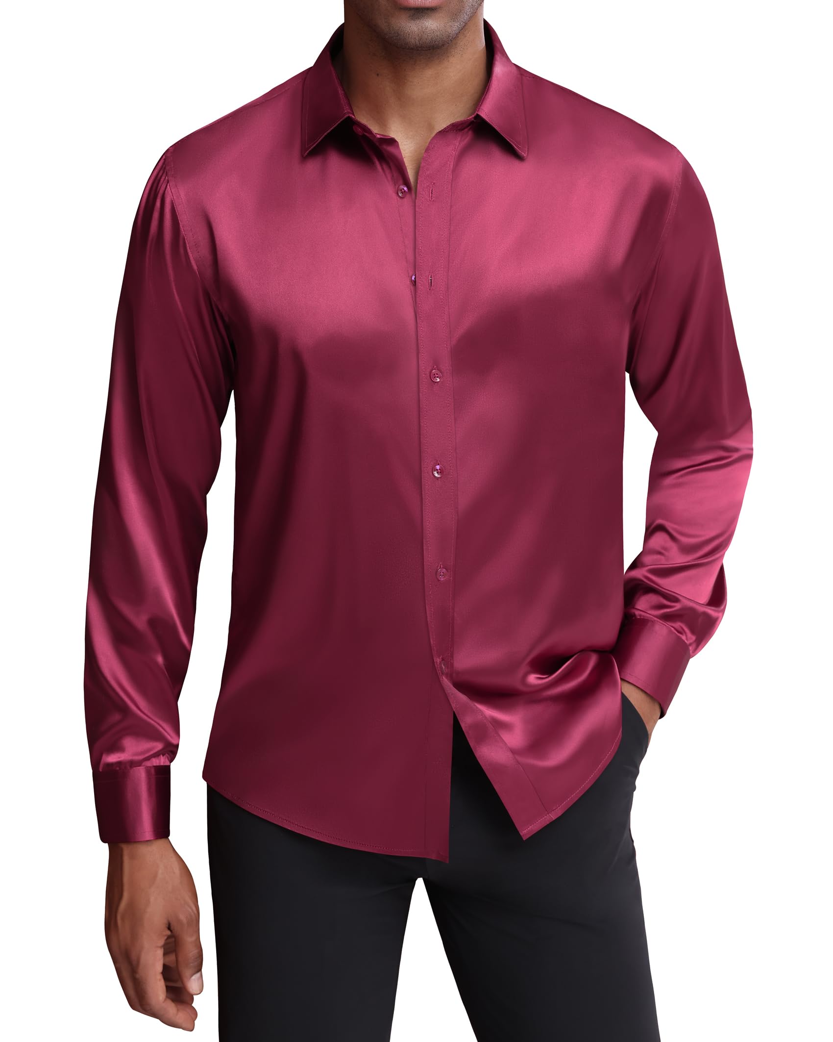 J.Ver Thcs-Stain Shirt Camisa Abotonada Hombre (Pack de 1)