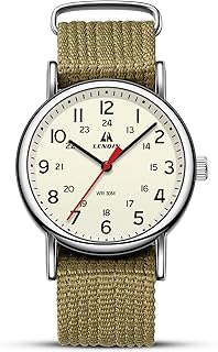 Herrenuhren wasserdichte Militäruhr für Herren mit bequemen Armbändern Lässige Sportuhr