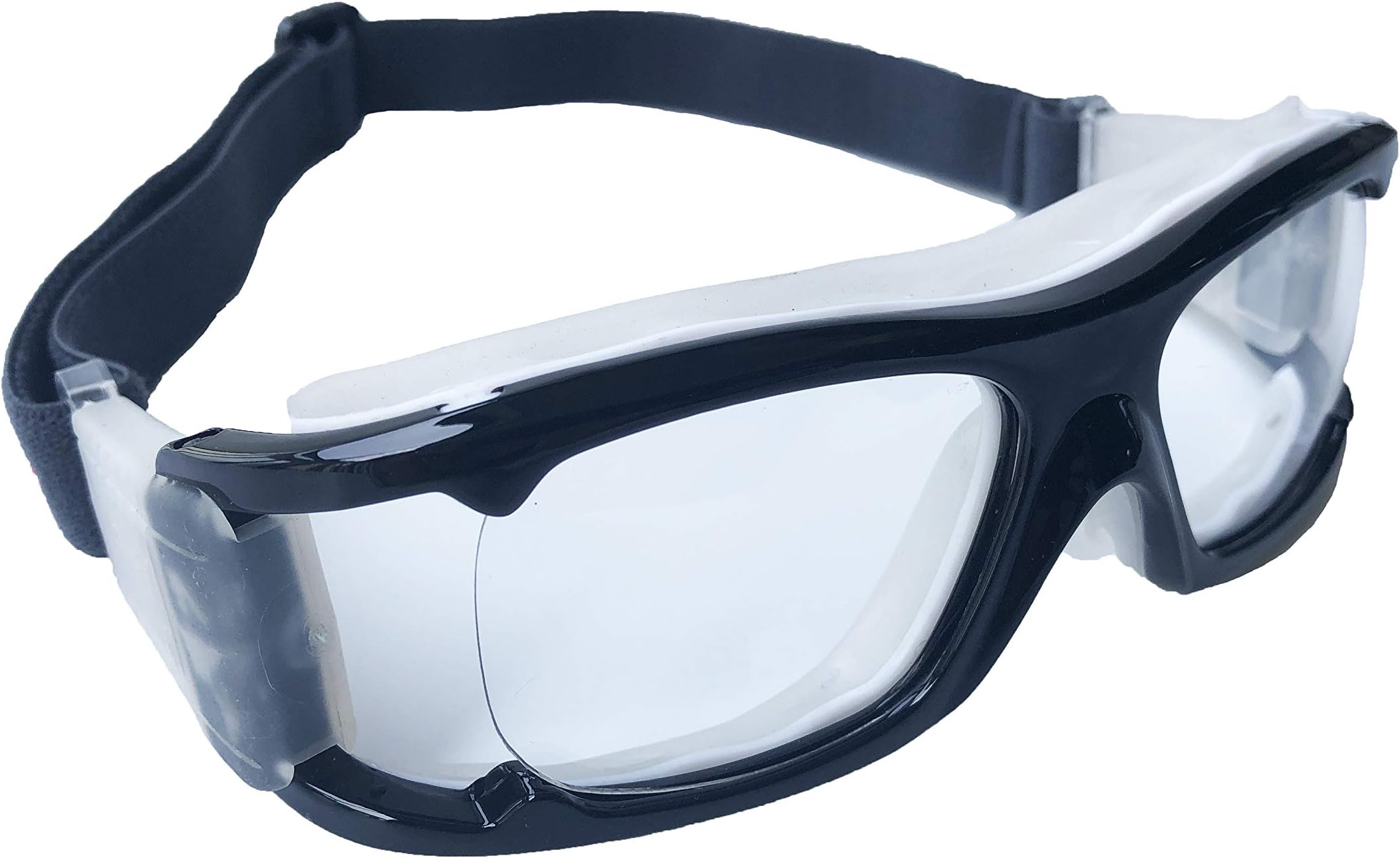 Freebee Sports Goggles Safety Glasses Protective for Adult Basketball Soccer Black Rimless