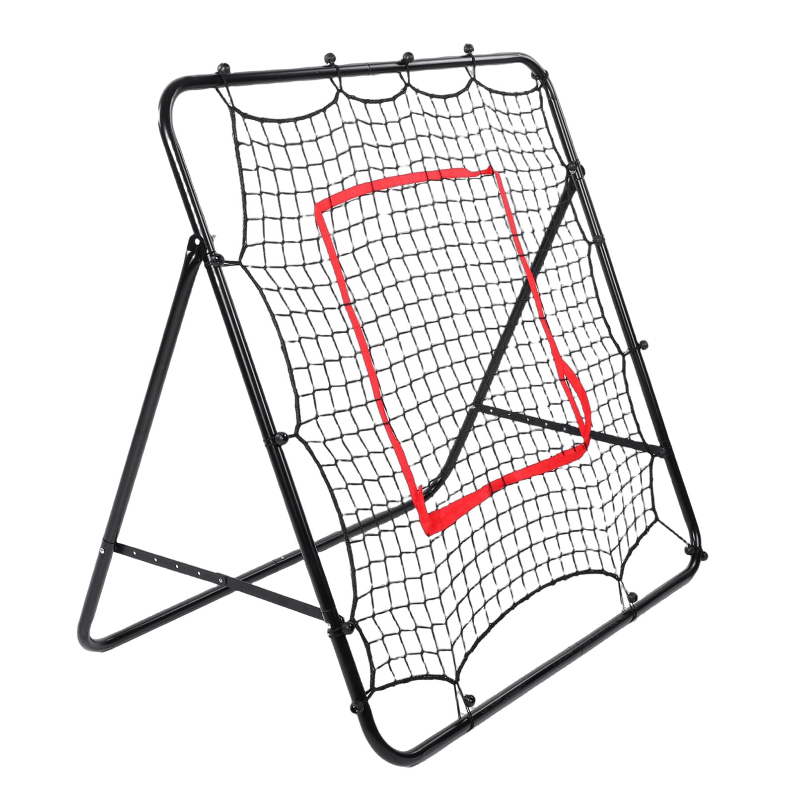 Generic Siatka do Softballu Pitch Back Net Efektywny Trening Regulowana Konstrukcja do Siatkówki Piłka Nożna Stal PE 3,94 X 3,94 Stopy