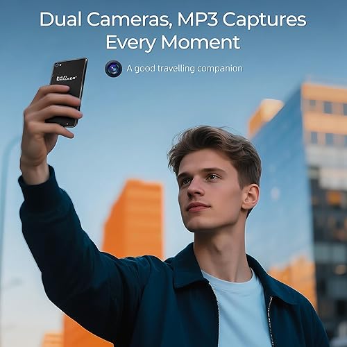 Miniatura 2 de HIFI WALKER Reproductor de MP3 G7 Pro con cámaras duales, Android 13, 3 GB de RAM+32 GB de ROM, Bluetooth 5.0, WiFi, pantalla táctil de 5.2