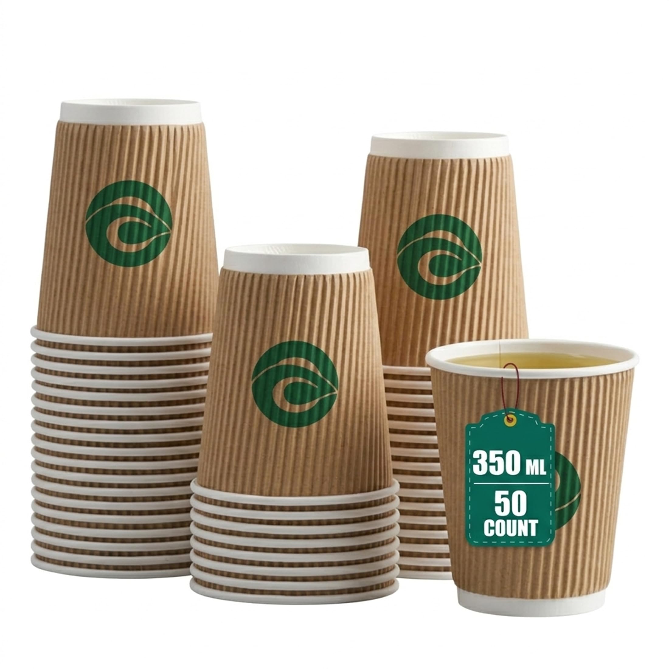 ECO SOUL Ripple Paper Cups - Hot Drinks -11