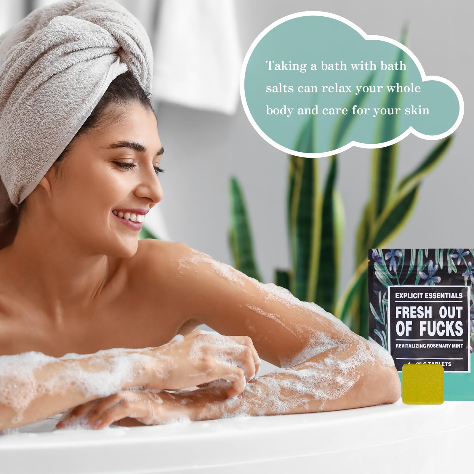 RoseFlower Duschdampfer Shower Steamers, Set mit 4 Natürlichen mit Lavendel/Rosmarin/Eukalyptus/Grapefruit, für Home Spa Aromatherapie, Jubiläumsgeschenk