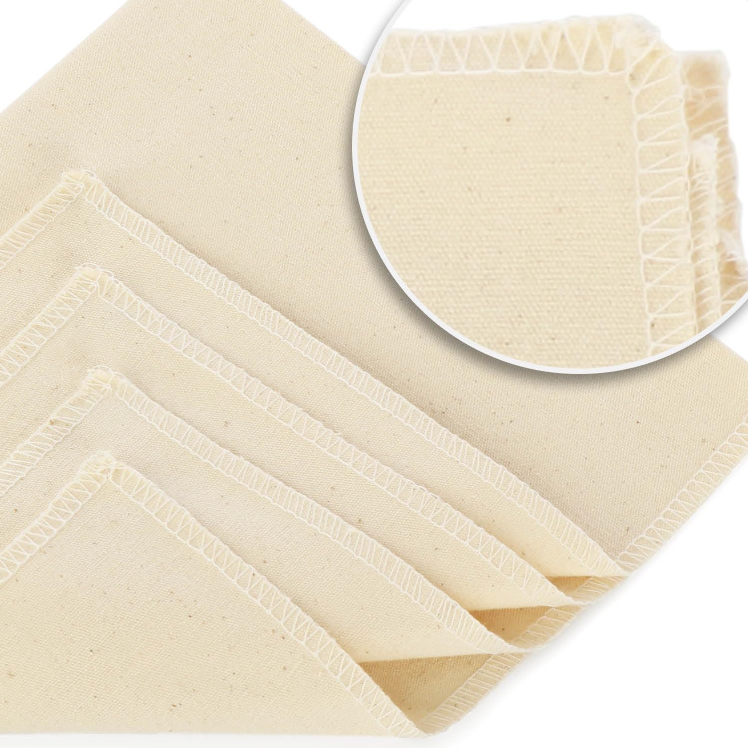 2x Toile de lin pour la cuisson du pain - Toile à pâte en lin 100% naturel - Linge de boulangerie pour la préparation de la pâte et la cuisson du pain (75x45cm - 2 pièces)