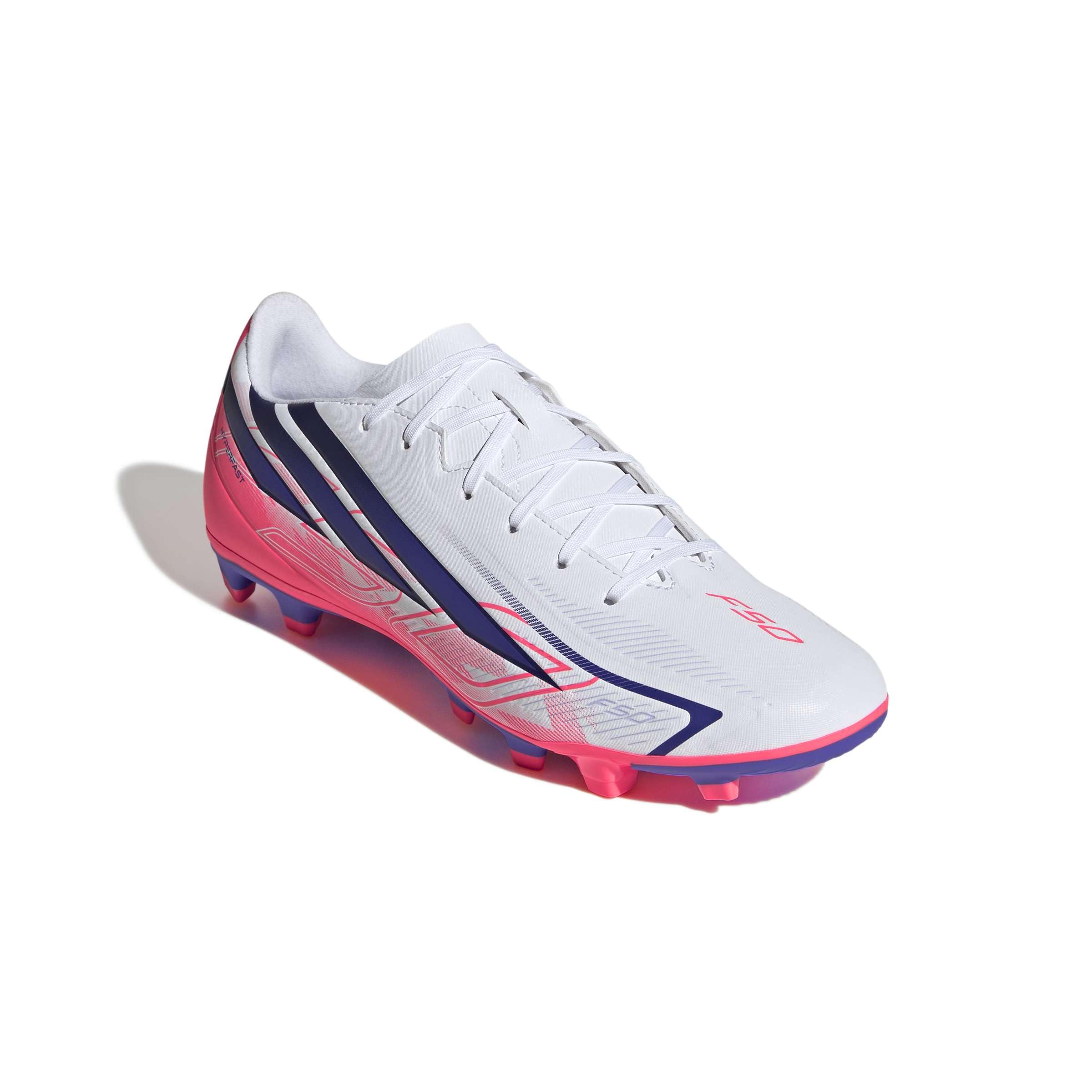 adidas Unisex F50 Hyperfast Club Fußballschuh, Feste Böden/gemischte Böden