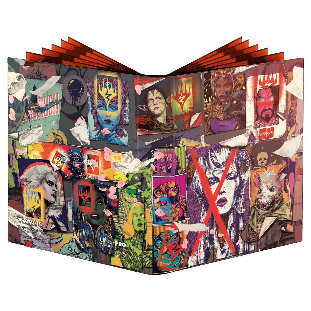 Ultra PRO - March of the Machine 4-Pocket PRO-Binder for Magic: The Gathering - Protect up to 160 Standard Size Cards In Side Loading Pockets, Protect Gaming Cards & Collectible Trading Cards