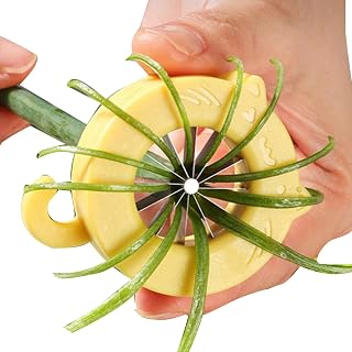 Green Onion Cutter | Shred Silk Cutter | Vegetable Tool Chopper Kitchen Gadgets for Dining Home Silk Salad Kitchen