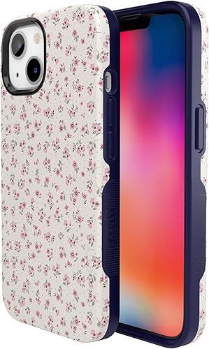 Vista 1220 de Casely Funda para iPhone 13 Compatible con MagSafe Color Splash de medianoche Funda retro abstracta Color de medianoche Splash Abstracto