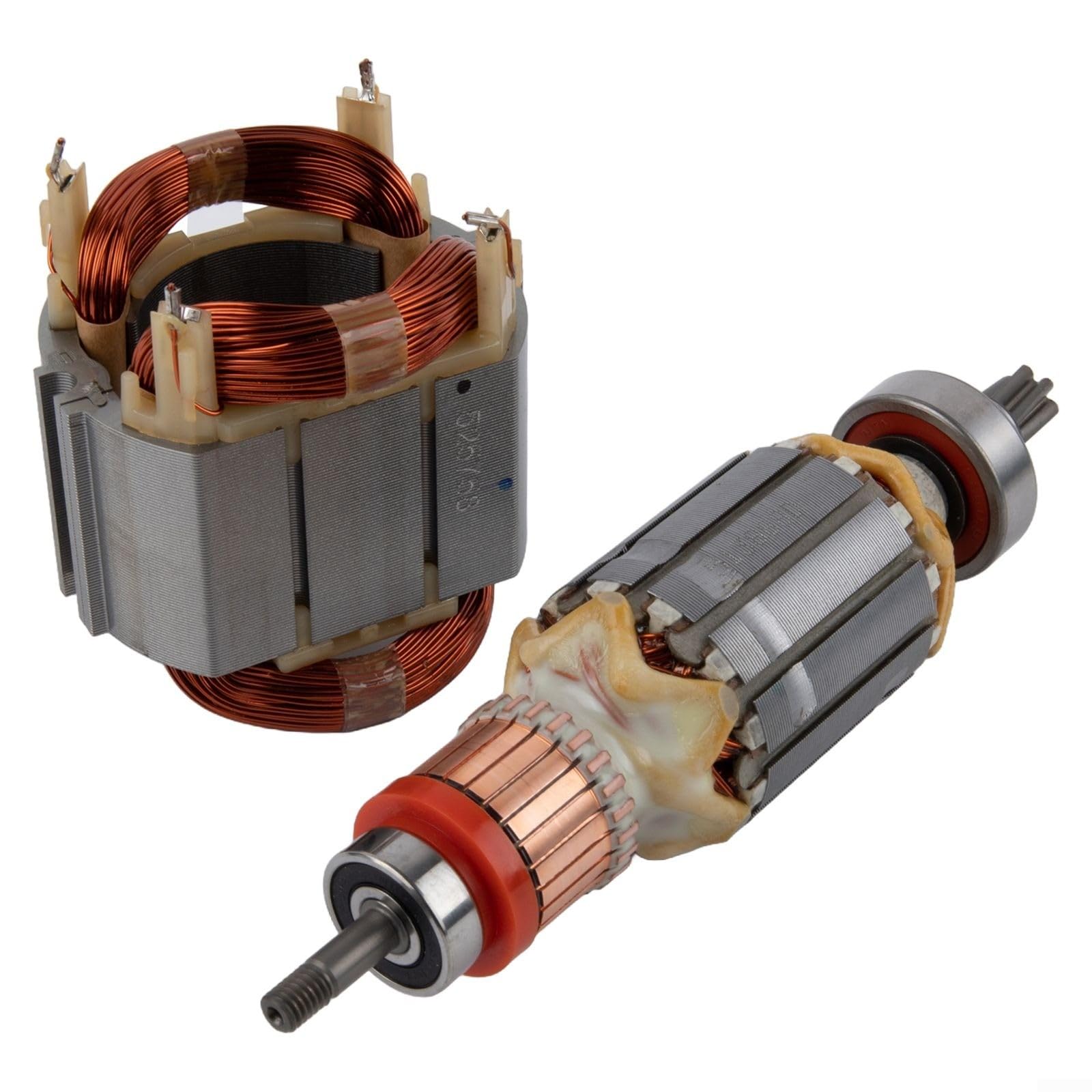 Juego de 6 cepillos de rotor y escobillas de carbón compatibles con HR4001C HR4010C HR4011C HR4003C HR4013C 513888-4 625758-6 CB350