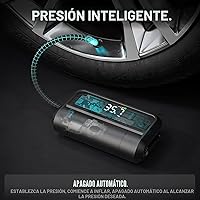 Vista 5 de NOCO Air AL5: Inflador de neumáticos ultrarrápido de 5A sin cables – Compresor de aire portátil con batería – Flujo de aire de 17 SLPM Infla de 0–40