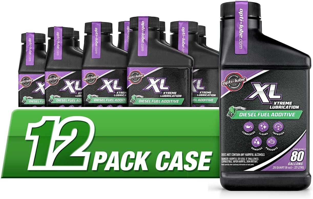 Opti-Lube XL Xtreme Lubricant Diesel Fuel Additive: 8oz Bottles (12 Pack Case)