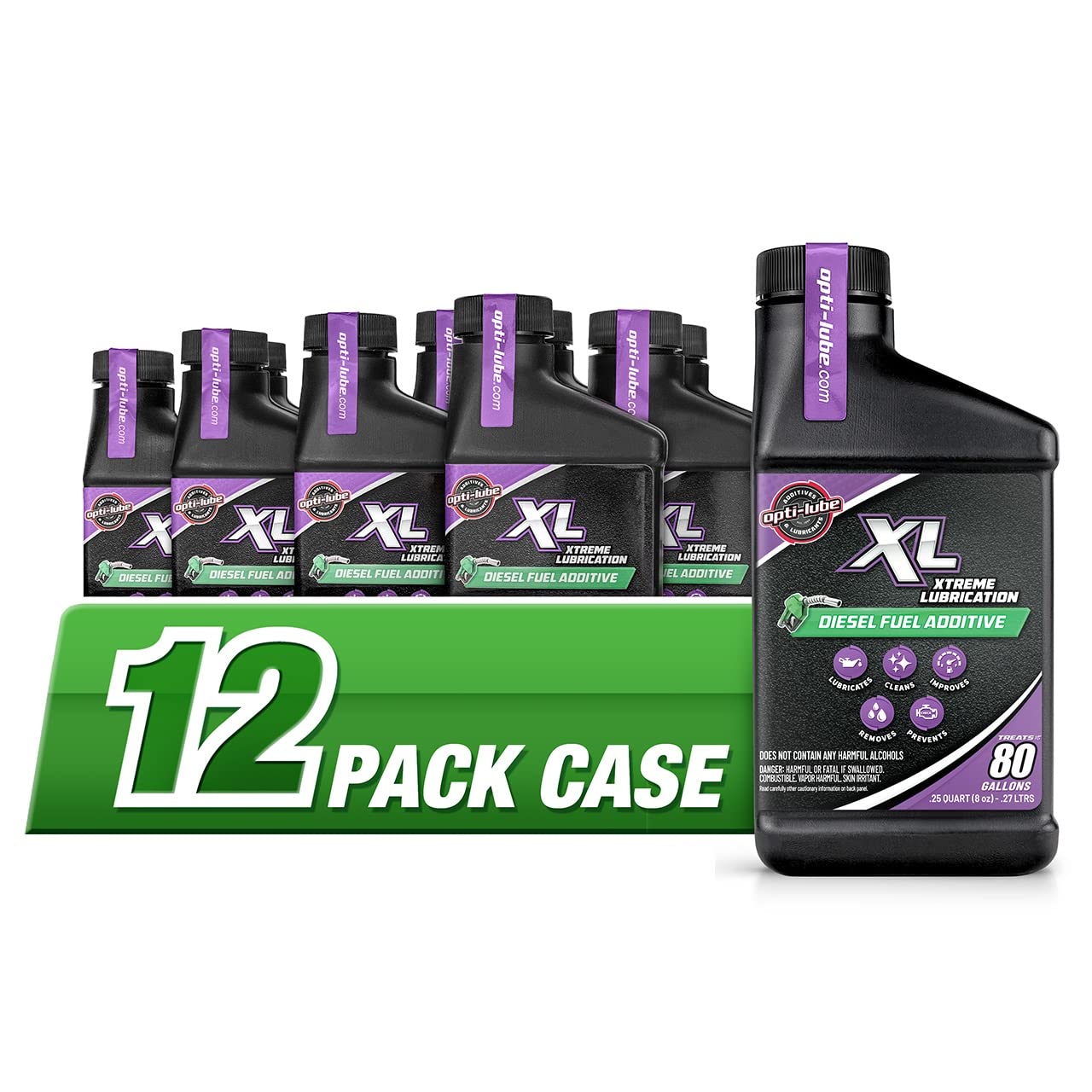 Opti-Lube XL Xtreme Lubricant Diesel Fuel Additive: 8oz Bottles (12 Pack Case)