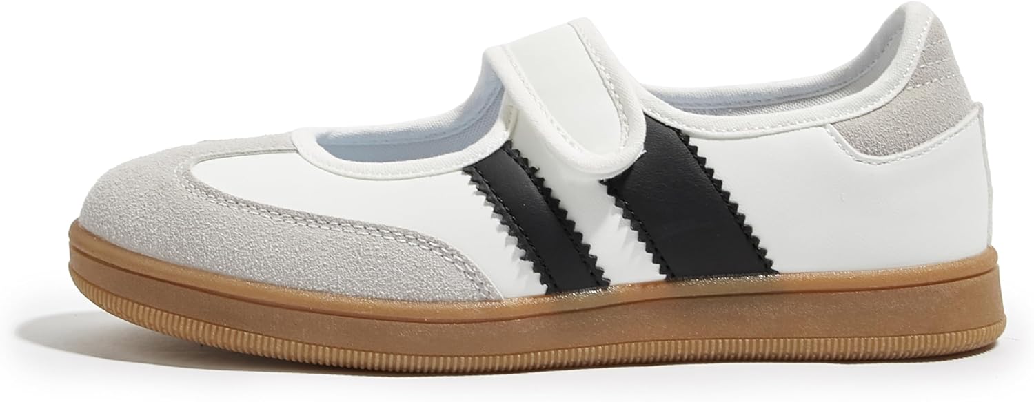 Women’s Fashion Classic Retro Sneakers -Slip on Thin Sole Flat Loafers -Soft Sole Casual Comfortable Skate Shoes