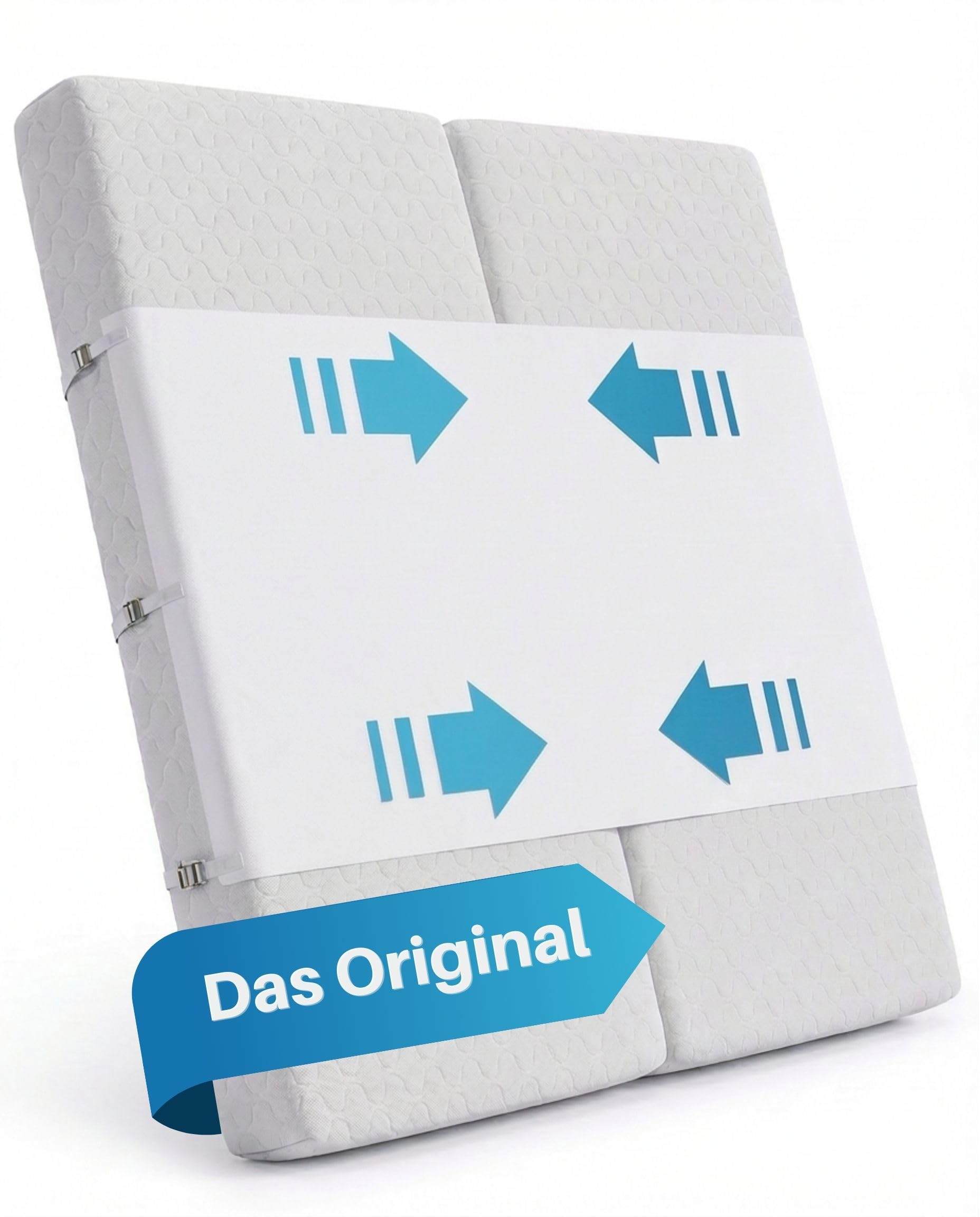 Briliantwerk® Liebesbrücke für Matratzen 200cm I Kein Verrutschen I Innovative Lösung als Ritzenfüller für Matratzen für Familien & Paare I Bettbrücke ist in < 5 Min befestigt