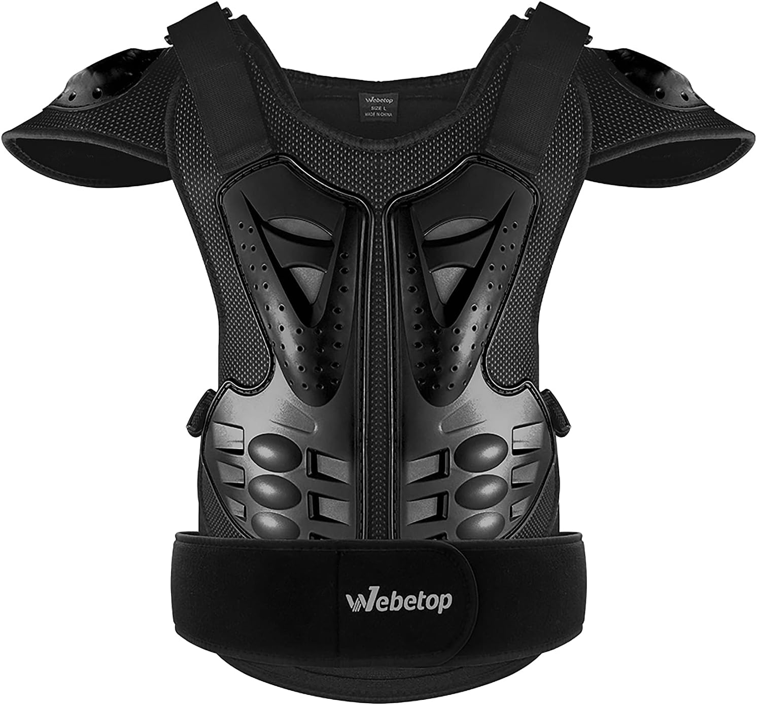 Webetop Adults Dirt Bike Body Chest Spine Protector Armor Vest for Skiing - Image 7