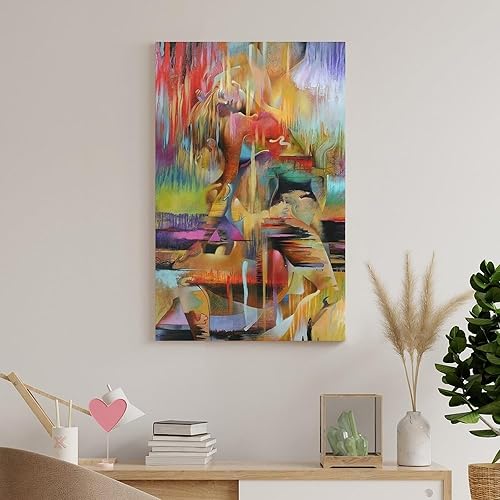 Miniatura 8 de Lienzo De Arte Abstracto Moderno Para Sala De Estar, Pintura Para Muebles, Decoración De Dormitorio, Cuadros De Pared Para Sala De Estar Lienzo
