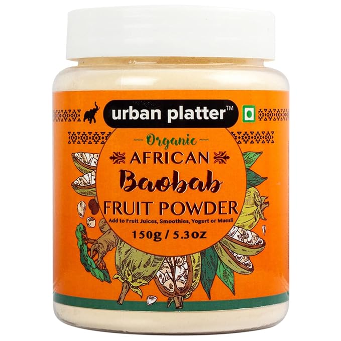 Urban Platter Organic African Baobab Fruit Powder, 150g Amazon.in