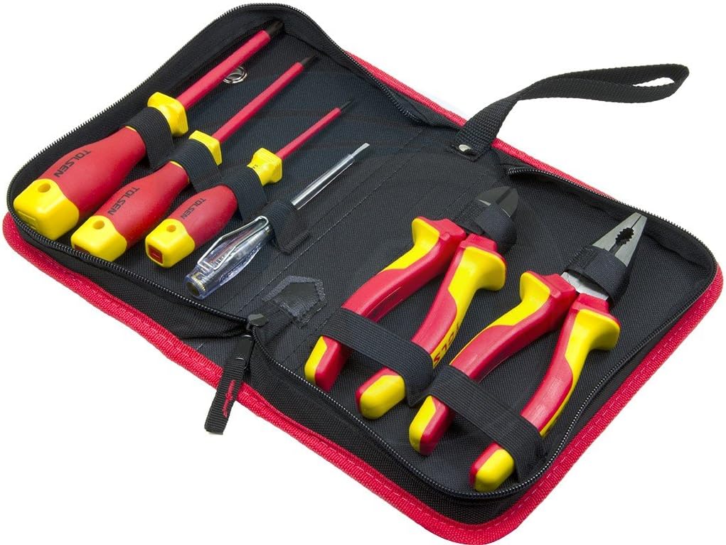 Tolsen - 6Pcs Insulated Hand Tools Set (Premium Line),V83306