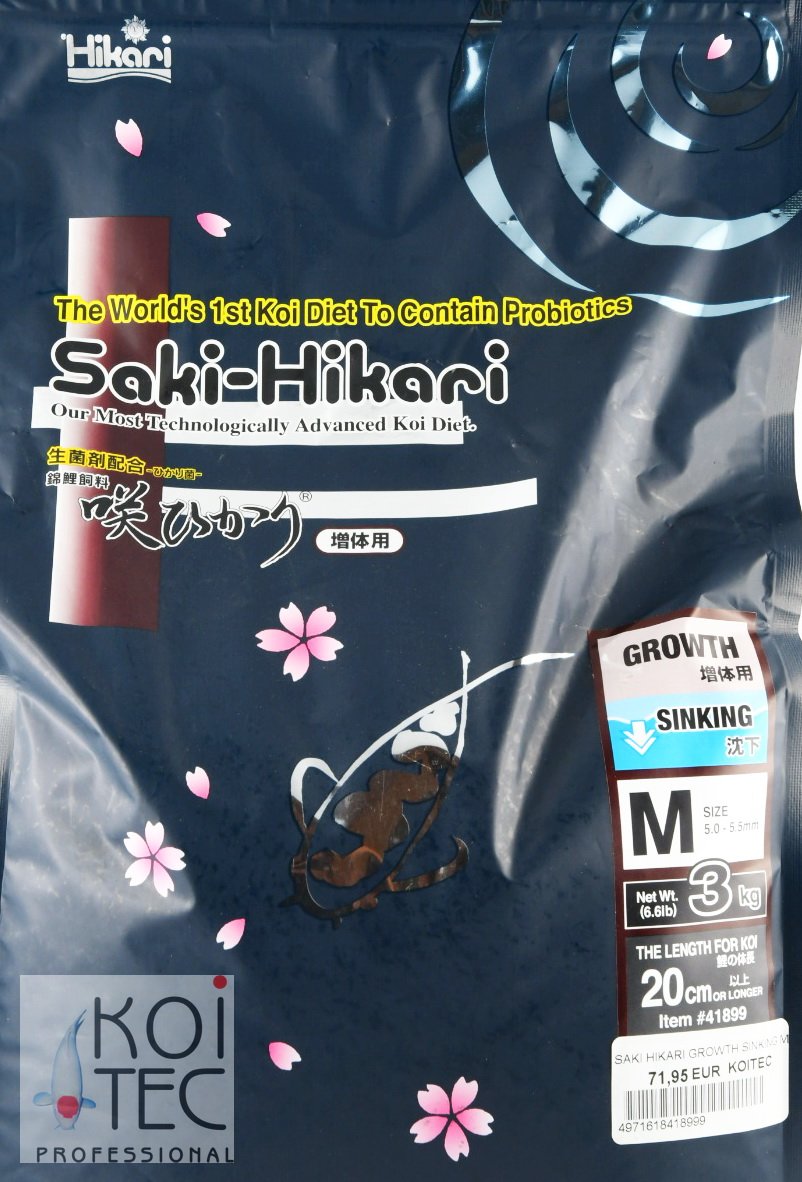 SAKI HIKARI Growth Sinking M ok. 6 mm 3 kg. Karma dla mistrzów