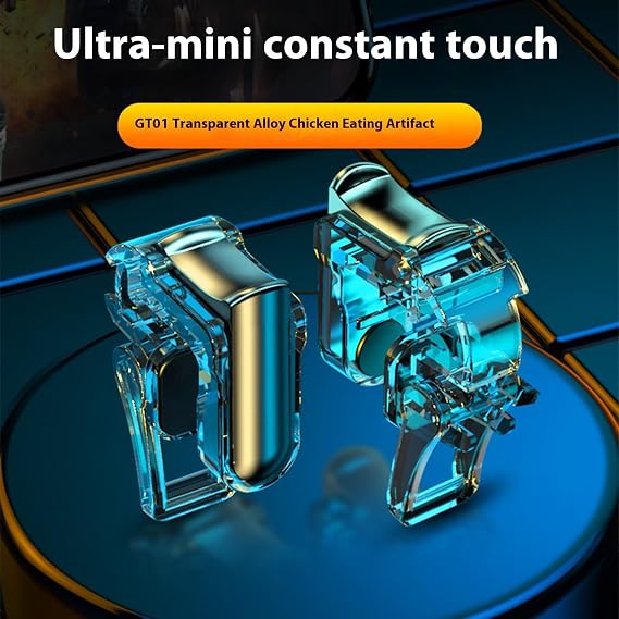 1 Pair / 2 Pair Mobile Gaming Button Joystick Metal Game Controller Mobile Adjustable Shoulder