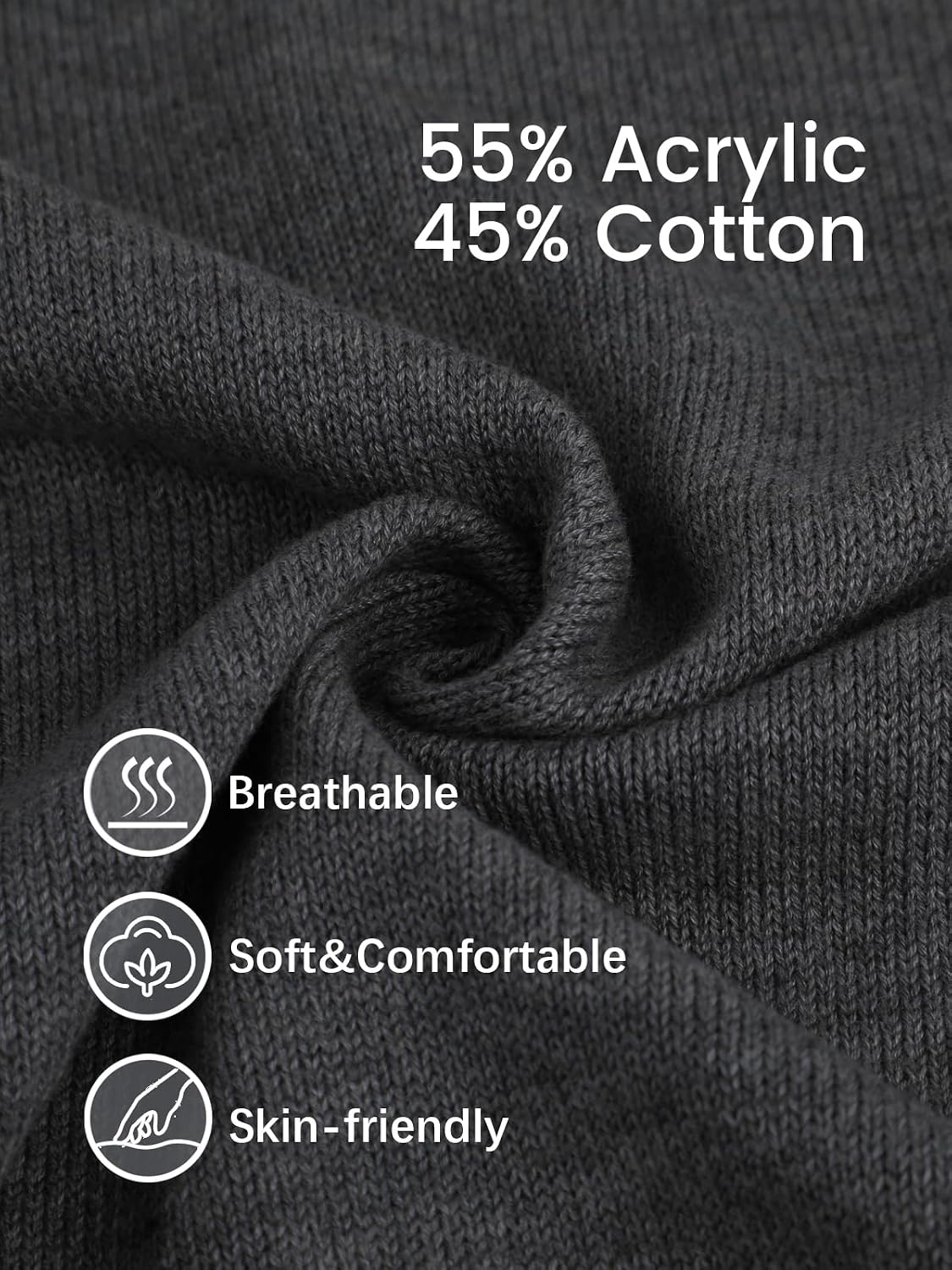 Les umes Men's Cardigan Sweaters Full Zip Stand Collar Cable Knitted Sweater Cotton Long Sleeve Zipper Cardigans