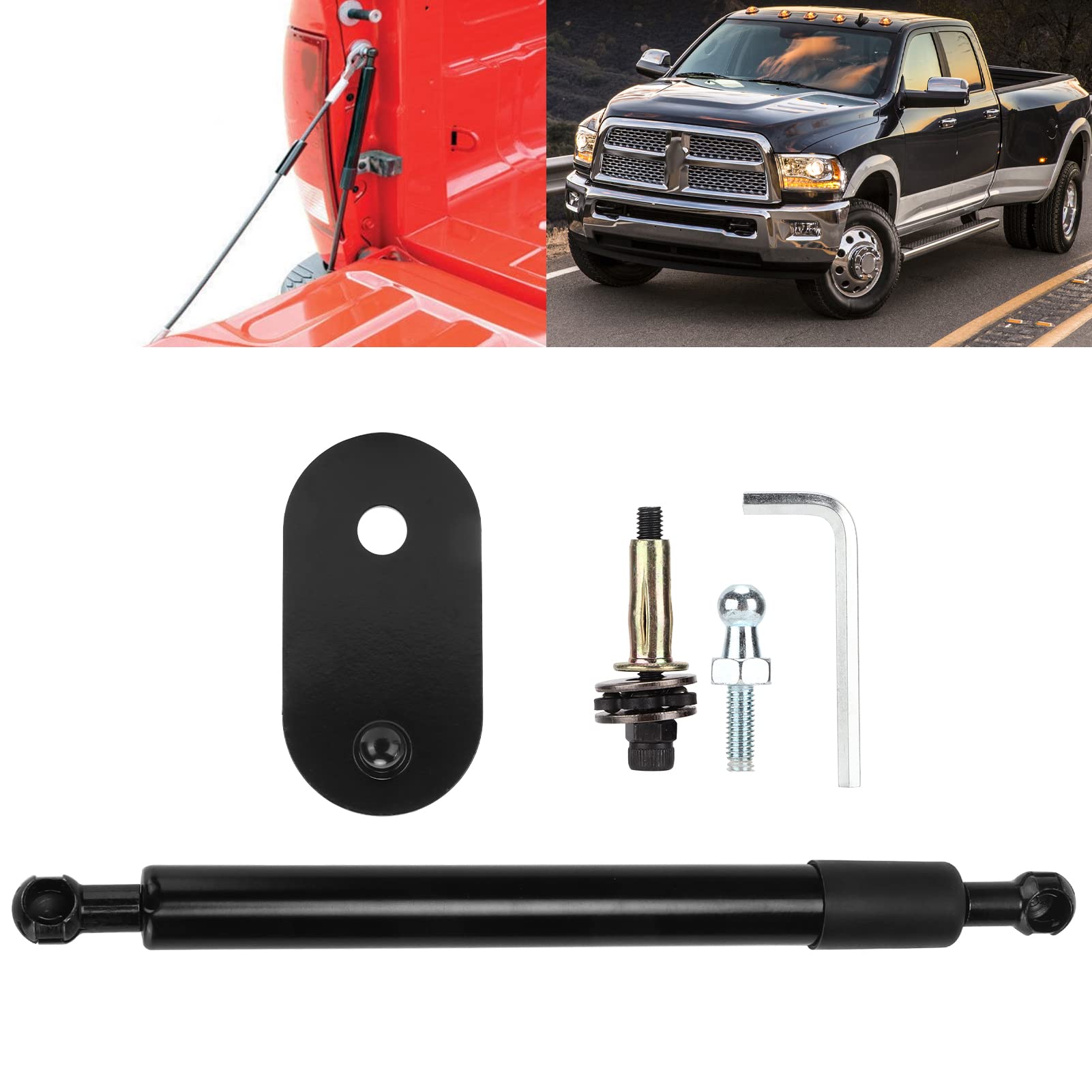 Amortyzator Tylnej Klapy Zestaw Montażowy Wspornika Windy Tylnej Klapy Zwolnij Wsparcie Wymiana Pręta do Pickupa Dodge Ram 1500 2500 3500