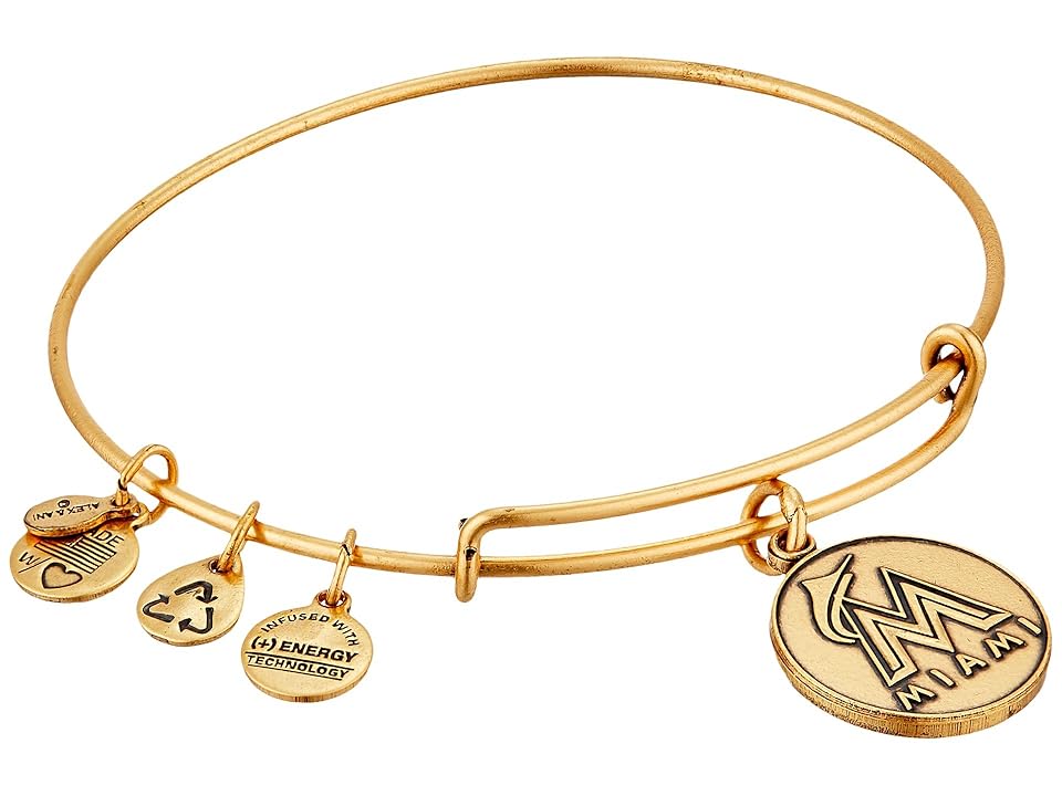 

Alex and Ani MLB(r) Miami Marlins Charm Bangle (Rafaelian Gold Finish) Bracelet