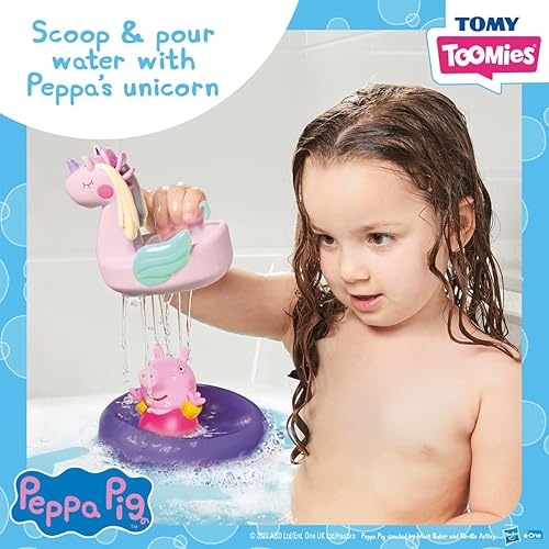 Miniatura 2 de Toomies Peppa Pig - Juguetes de baño para bebés que promueven la destreza y las habilidades motoras, juguetes para niños pequeños para baño y