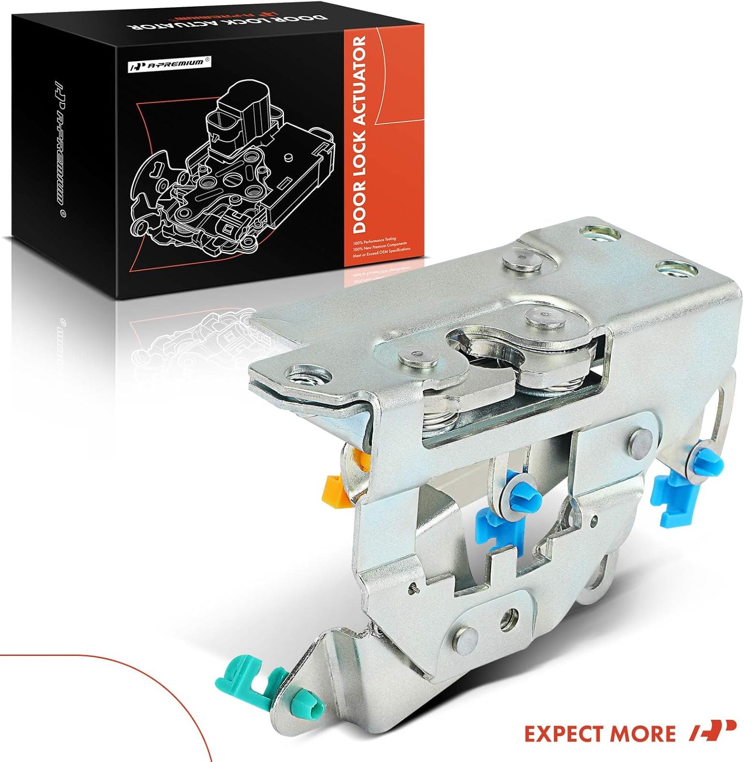 A-Premium Front Right Passenger Side Door Lock Actuator Compatible with Jeep Wrangler 1987-1995, with Half Door