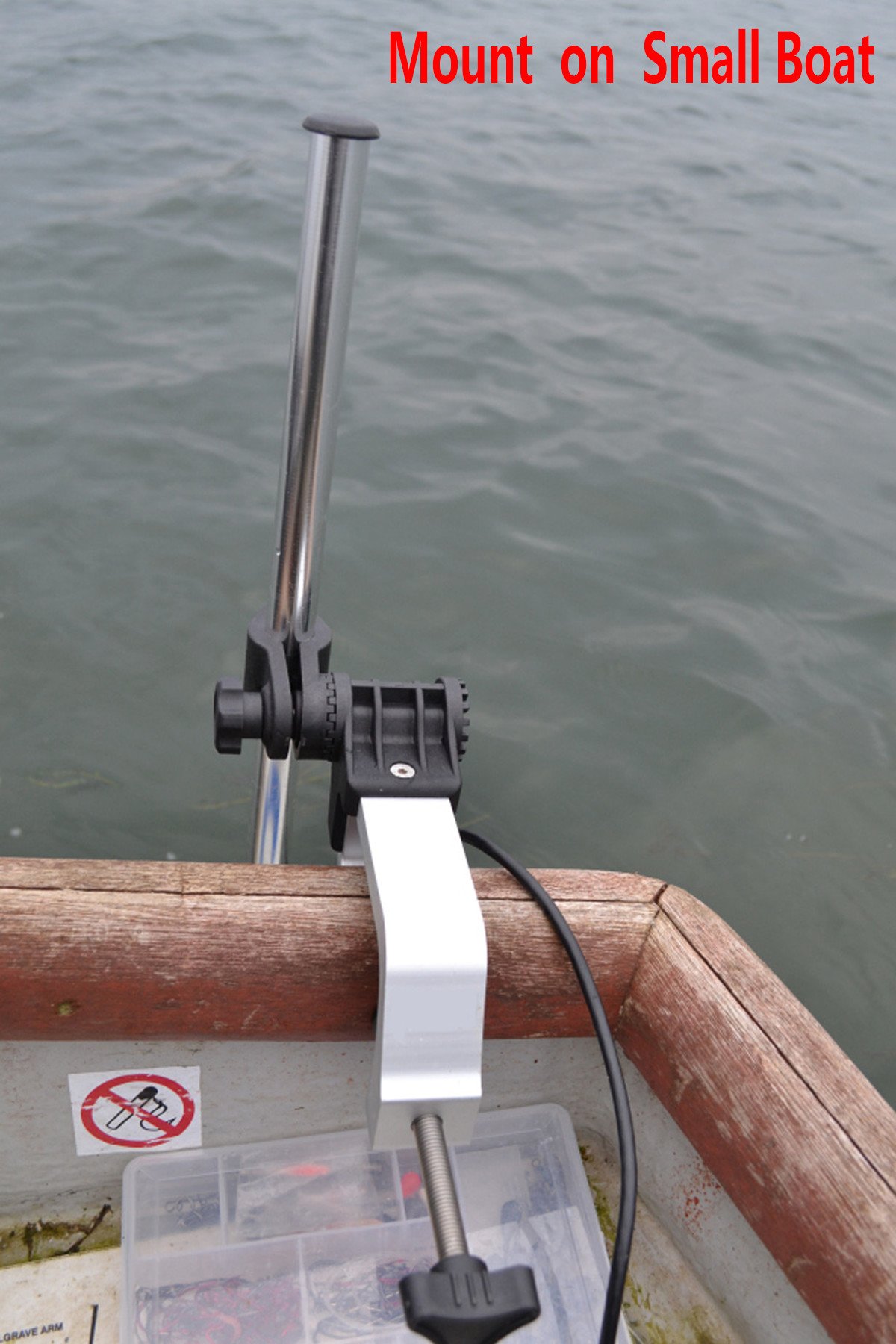 Brocraft Telescopic Portable Transducer Bracket + Universal Fishfinder