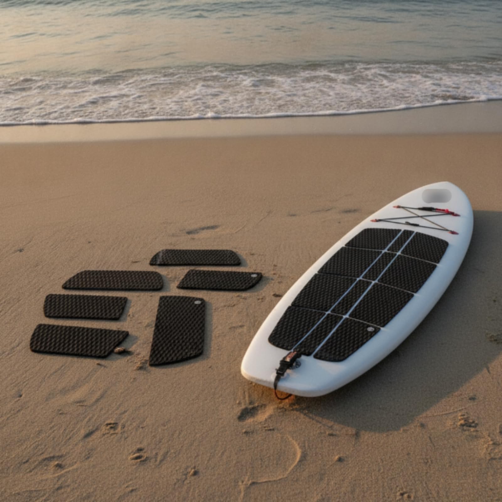 MERIGLARE Tapis Pont Surf Antidérapant en Mousse EVA avec Surface Texture Diamant pour Planche Surf Homme Femme Adulte