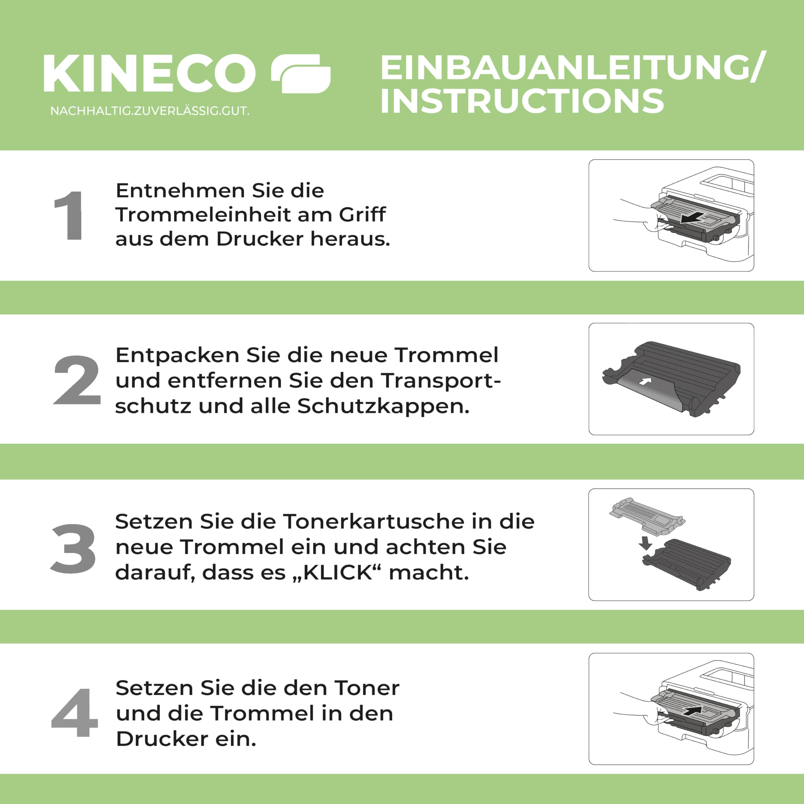 4 Unità Tamburo Compatibili Eco Pro Per Brother DCP 9015/9020/HL 3140/MFC 9130 - DR241CL Nero, Ciano, Magenta, Giallo
