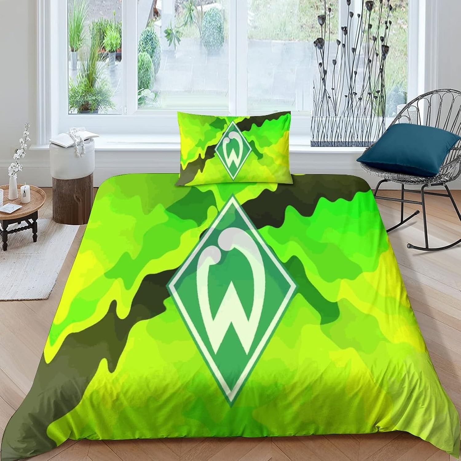 RINISA Werder Bremen 3D Bettbezug Für Alle Bettbezug