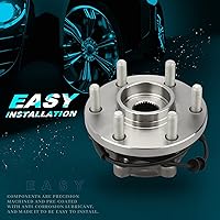 Vista 5 de IRONTEK 515065x2 Conjunto de cojinete de rueda delantera y cubo con ABS para 2005-2015 para Nissan FrontierXterra, Pathfinder 2005-2012, 2009-2012