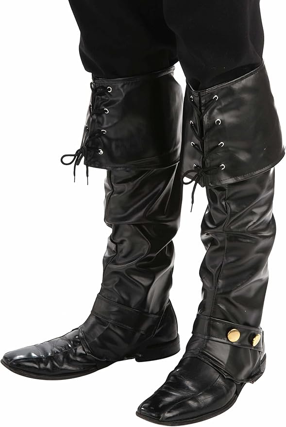 Forum Novelties Men's Deluxe Adult Pirate Boot Covers with