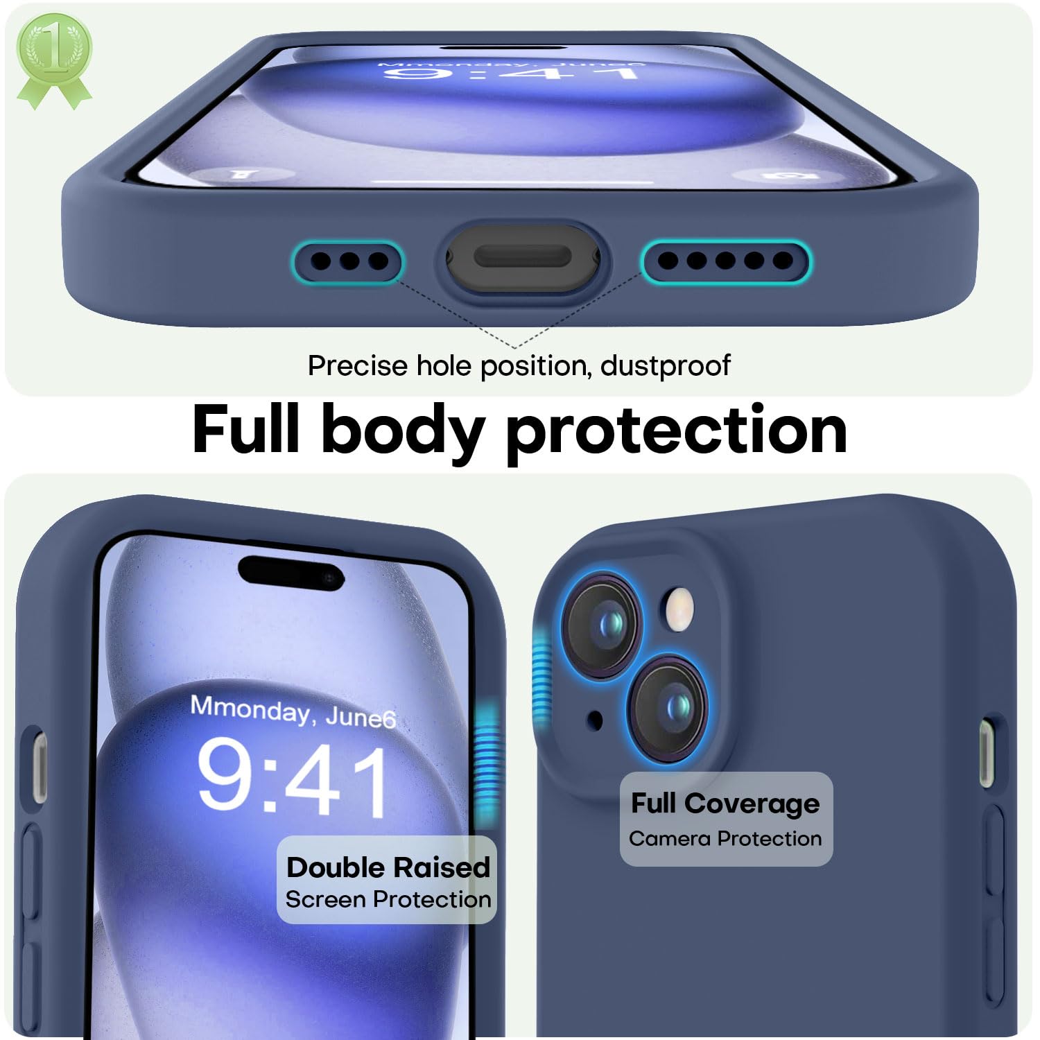 LOVE 3000 Silikon-Hülle Für IPhone 15 Pro – Stoßsicher, Kratzfest & Mit Mikrofaser-Futter