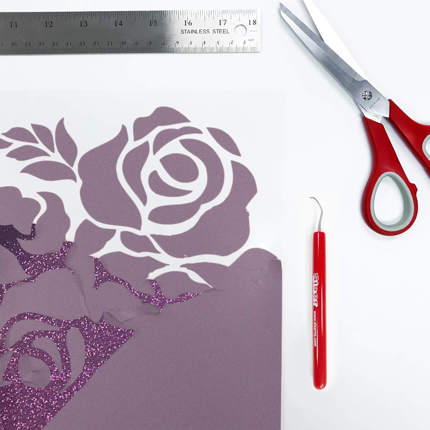 Siser Glitter 11.8"x5yd Roll (Purple, 15ft)