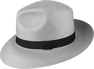 Bailey of Hollywood Blackburn LitestrawÂ® Fedora - Silver/S Silver, Small