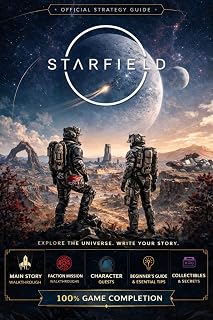 STARFIELD COMPLETE STRATEGY SURVIVAL GUIDE (Latest 2026 Edition): 100% Official Walkthrough, Planets, Ship Building, All Skills, Combat, NG+ Powers, Terran Armada Story DLC & More!